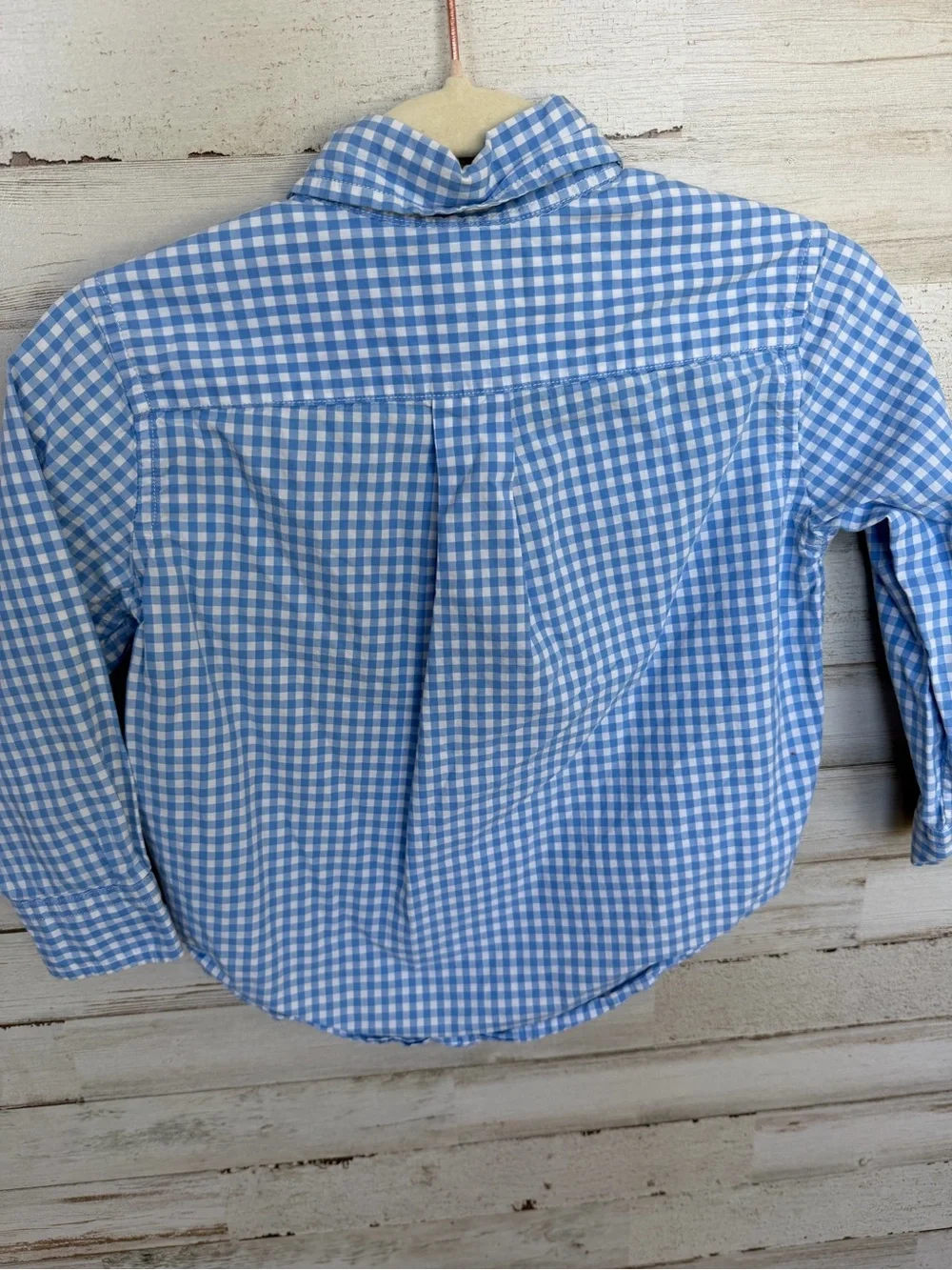 Ralph Lauren Kids Gingham Button-Down & Tee Set - Navy, Light Blue & Red